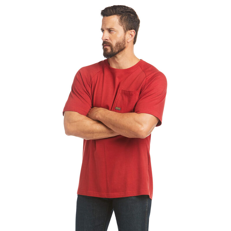 Ariat Rebar CottonStrong Tee - Red