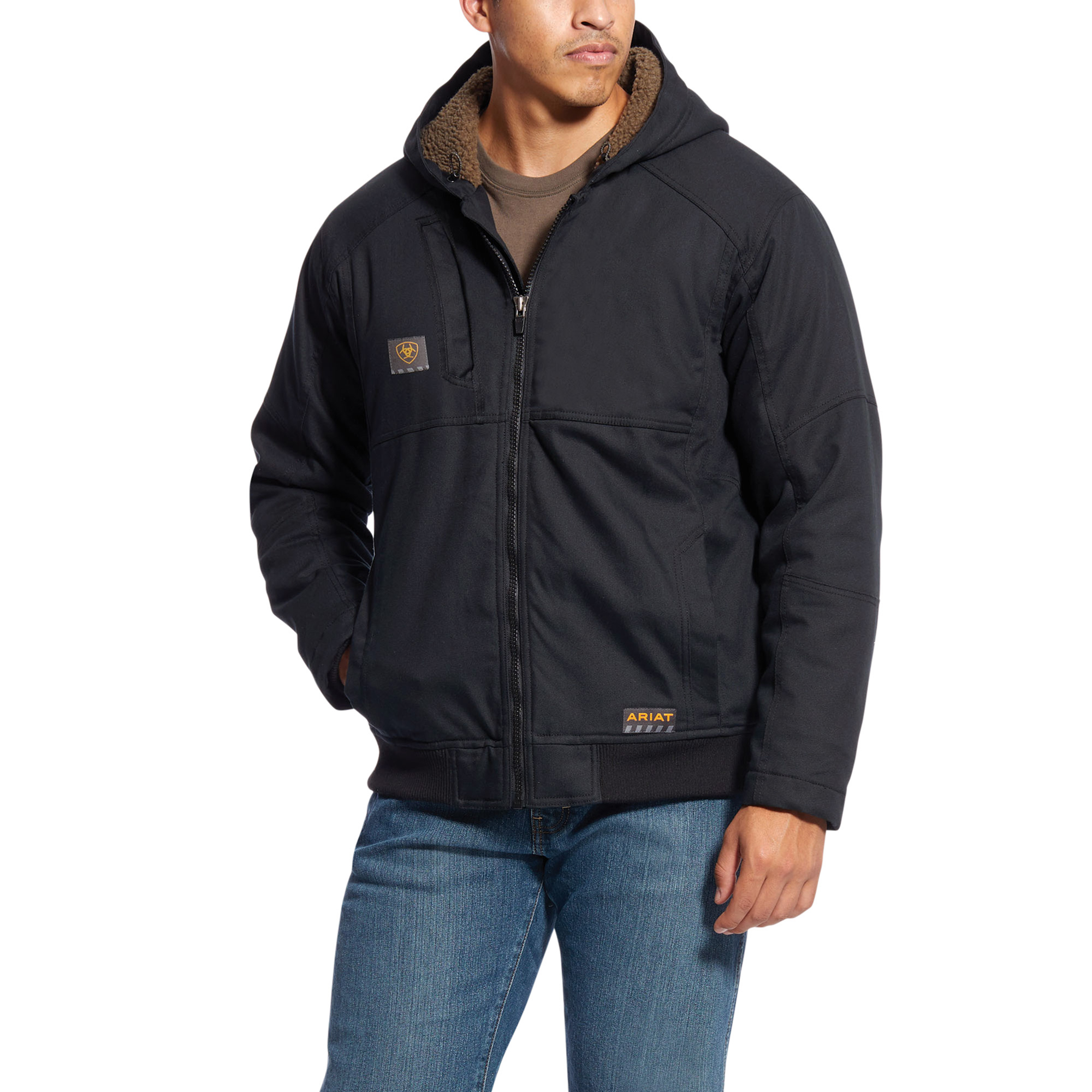 Men's Ariat Rebar DuraCanvas Jacket - Black