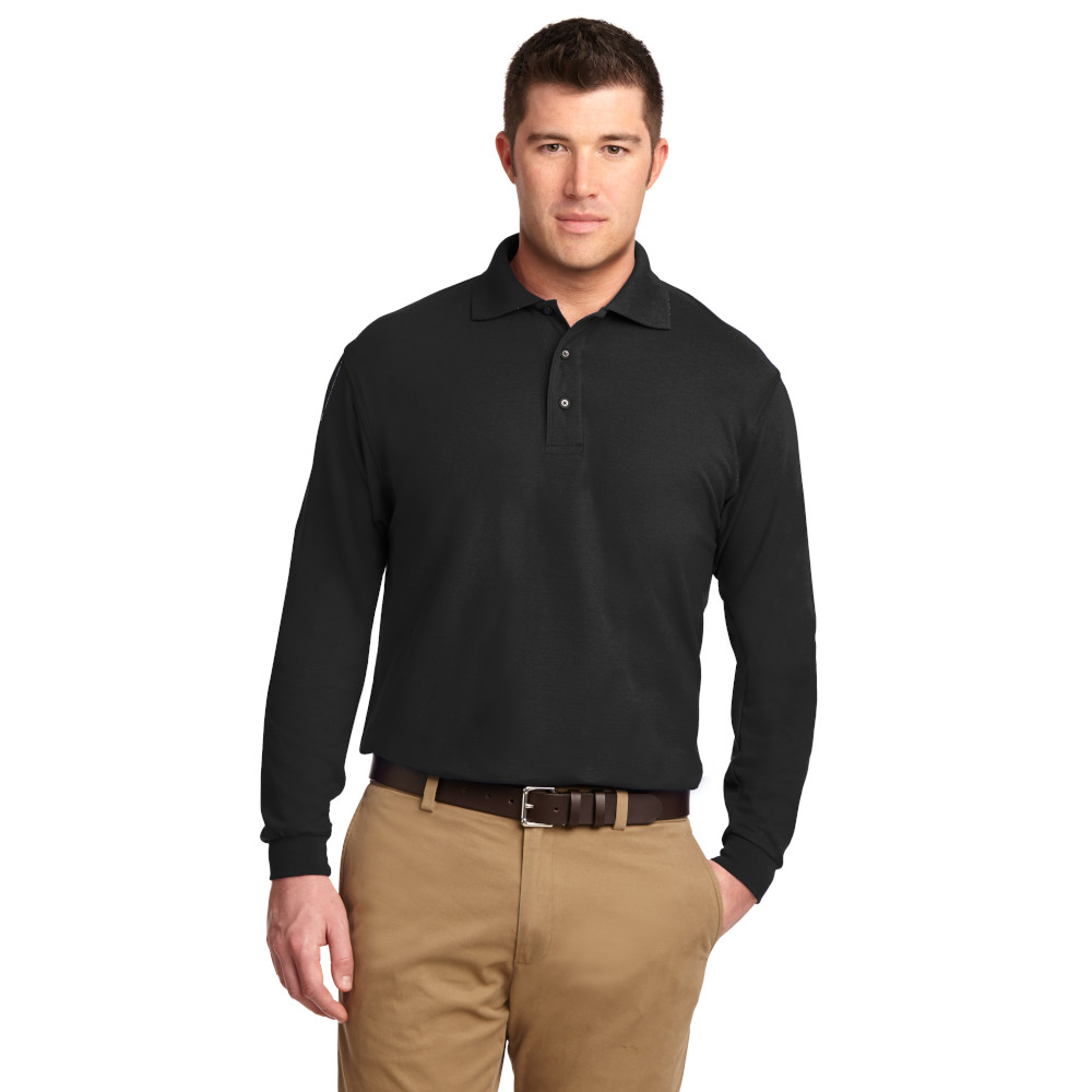 Men's Port Authority Silk Touch Pocket Polo