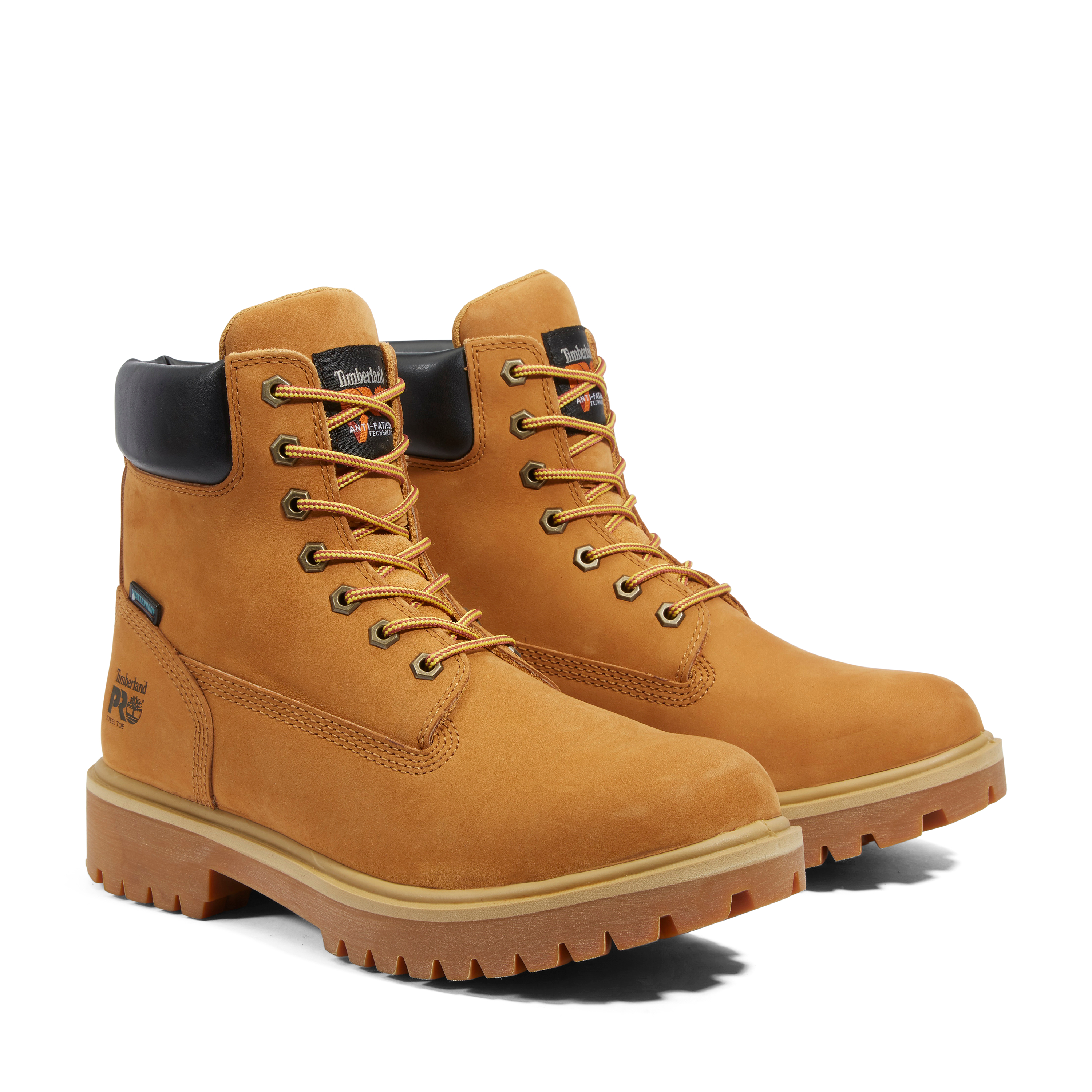 Men's Timberland Pro 6" Direct Attach Waterproof Ins. Steel Toe