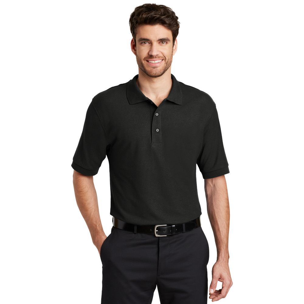 Men's Tall Port Authority Silk Touch Short Sleeve Polo