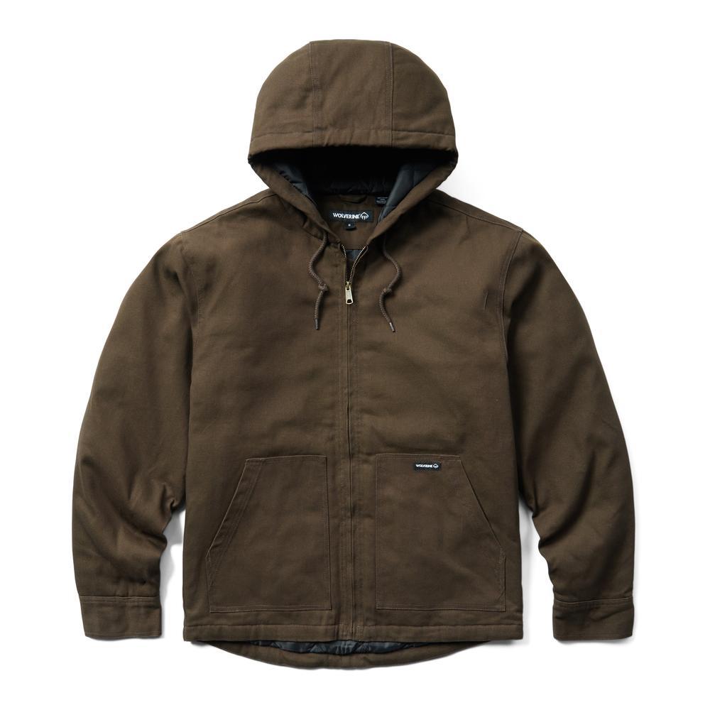 Wolverine Grayson Hooded Jacket - Dark Bison