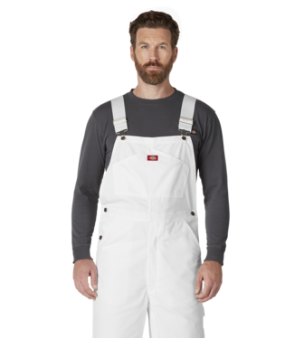 Men's Dickies Painter's Bib Overall - White