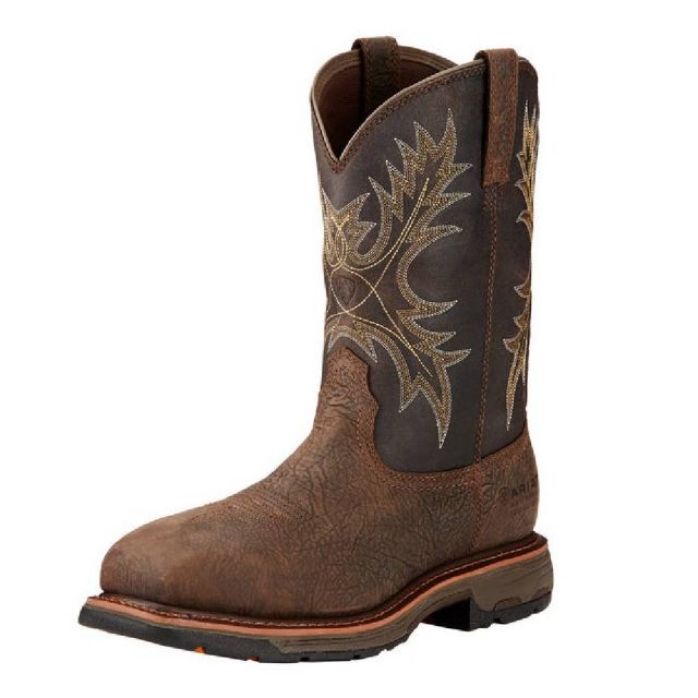 ariat workhog square toe h2o