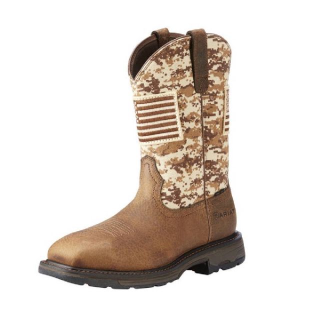 ariat men's workhog patriot