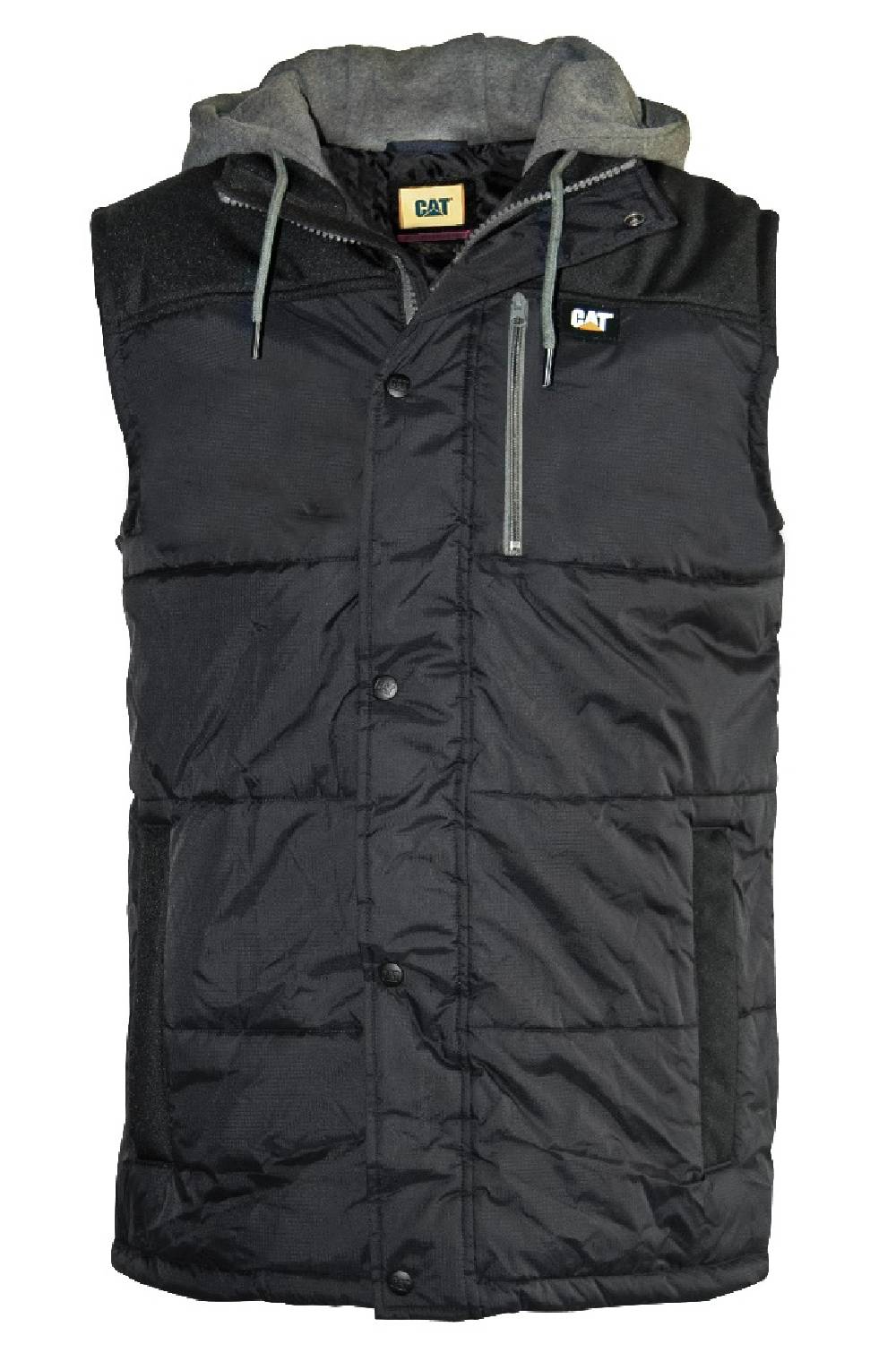 insulated vest with hood