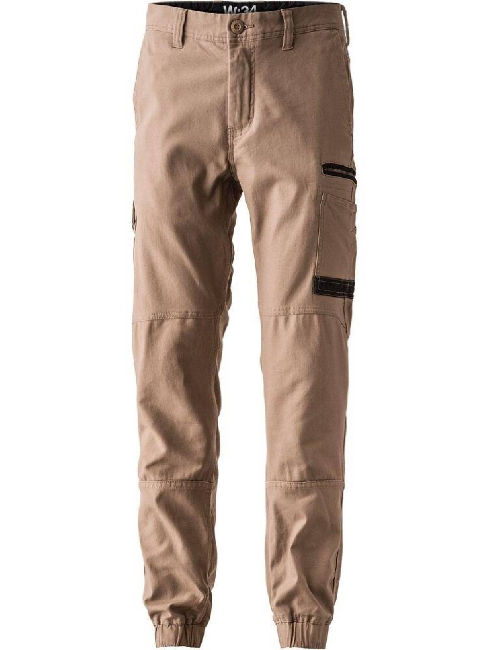 Men Elastic Waist Cargo Combat Multipocket Work Trousers Slim Fit Casual Joggers  Pants  Fruugo IN