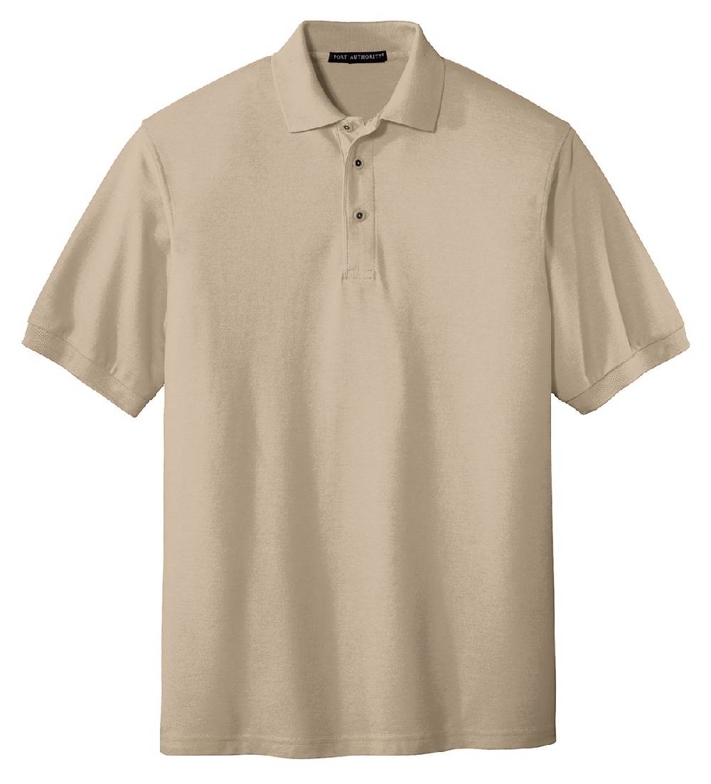 Men's Port Authority Silk Touch Short Sleeve Polo
