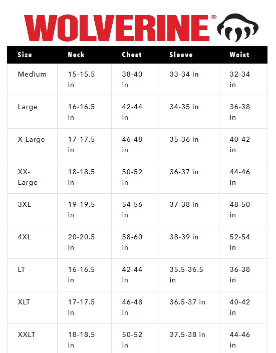 wolverine boot sizing